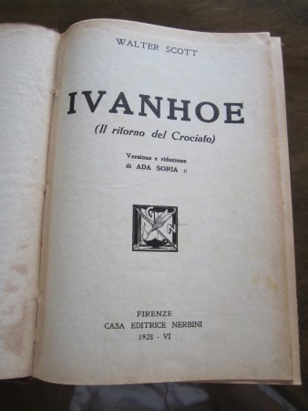 Ivanhoe(1). Prezzo: 30 euro + eventuali spese di spedizione