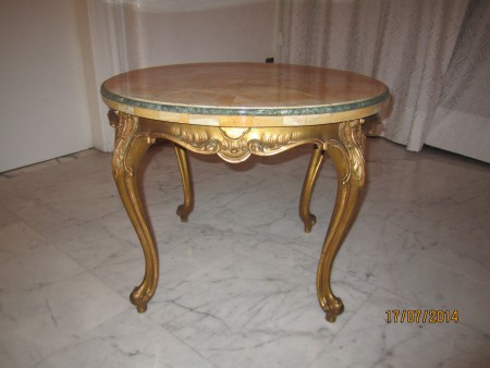 Tavolino da salotto tondo