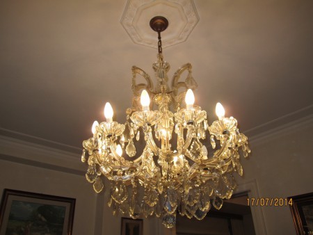 Lampadario stile Maria Teresa 13 luci